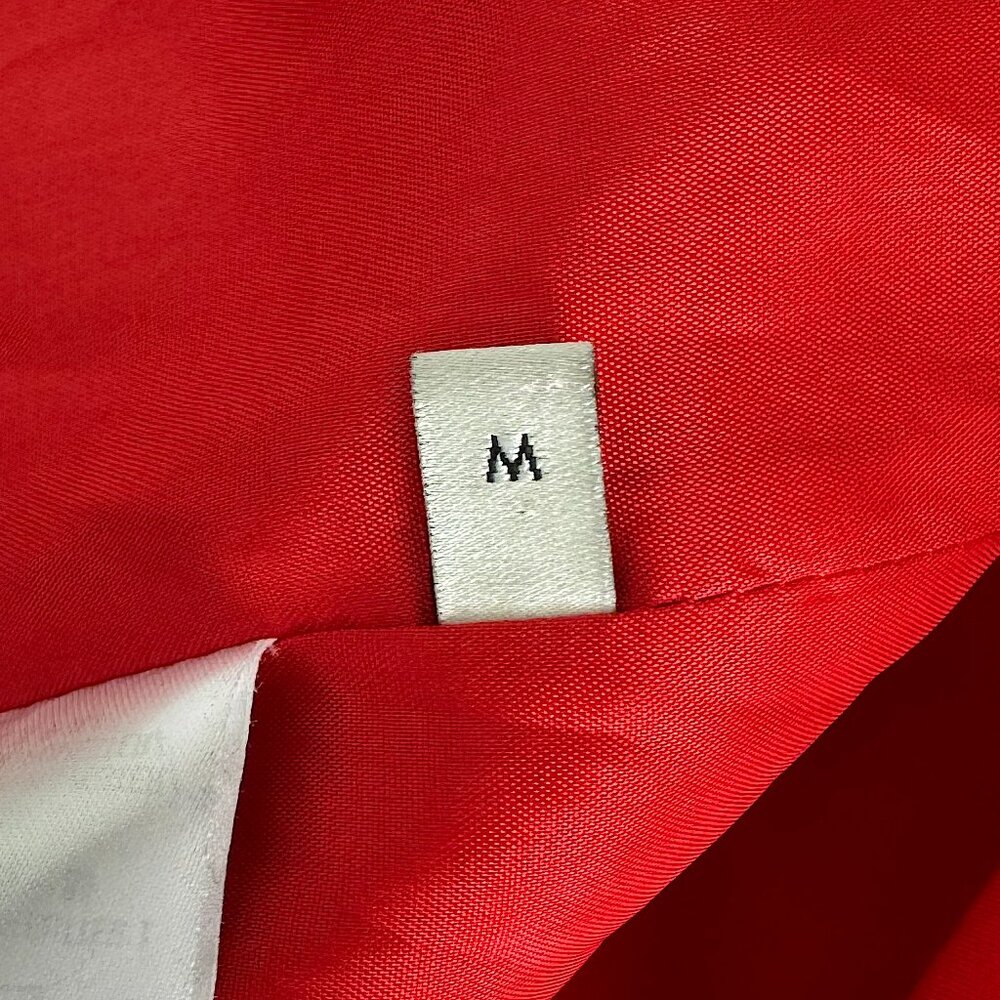 Gucci Red Mesh & Satin Magnetismo Stripe Trimmed Zip Front Hooded Jacket - Picture 12 of 14